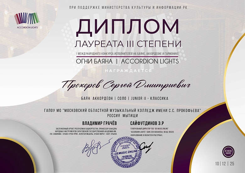 «Огни Баяна | Accordion lights»